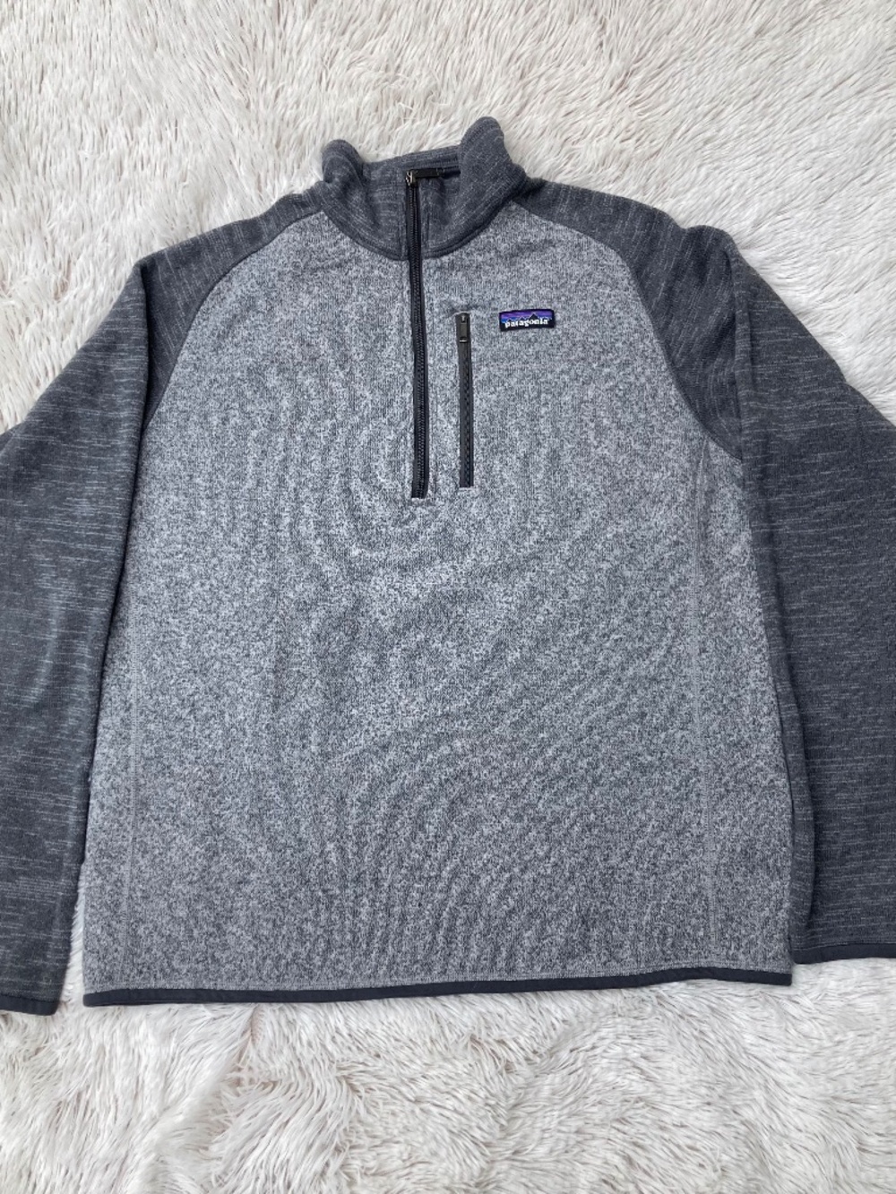 Patagonia Mens Better Sweater 1/4 zip Pullover Size Large
